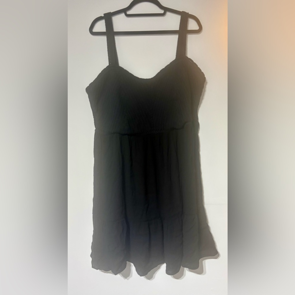 Reitmans Black Knit Strap Tank Top dress